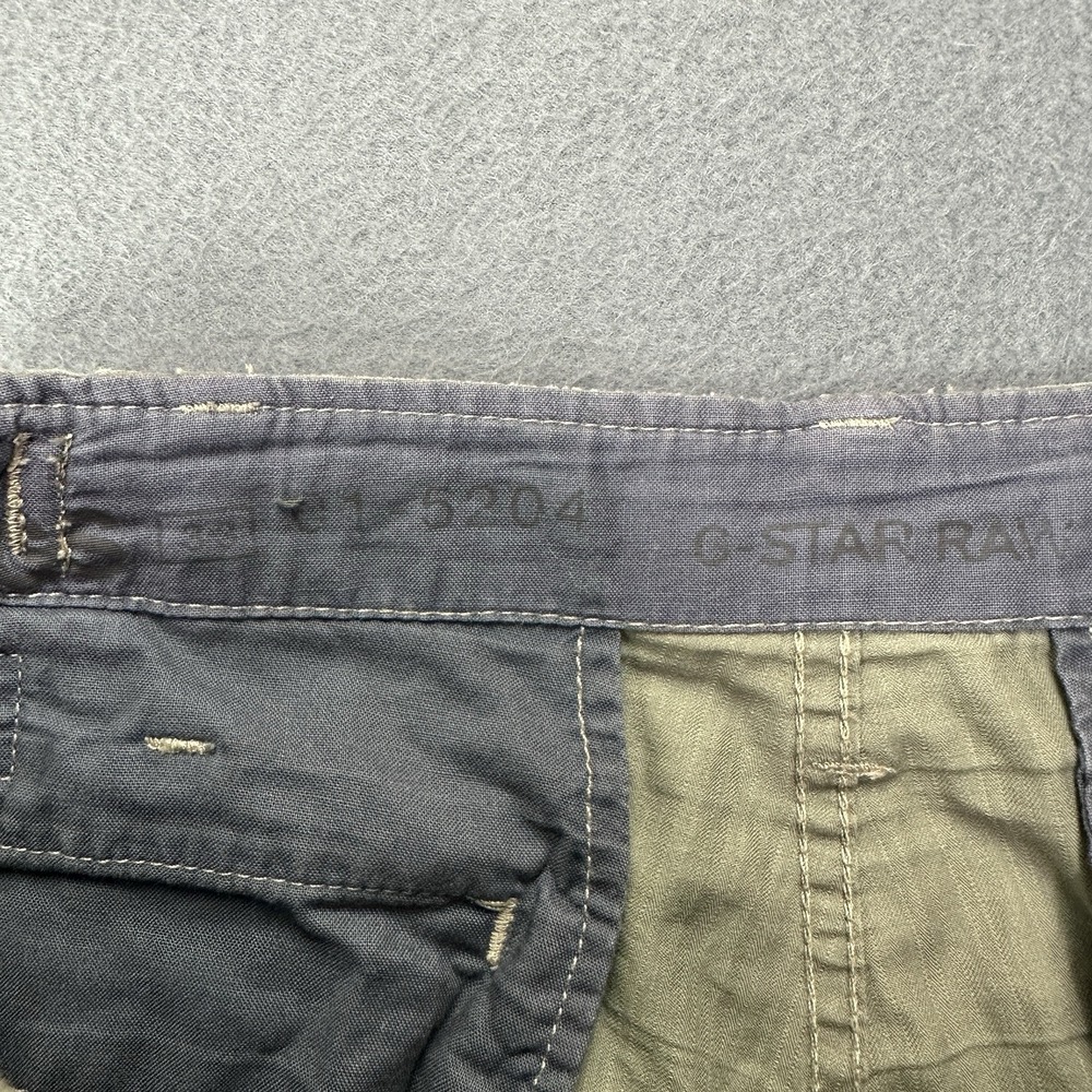 Vintage G-Star Raw Original Battle 1/2 Cargo Shorts Men's Size S **altered - Picture 4 of 13
